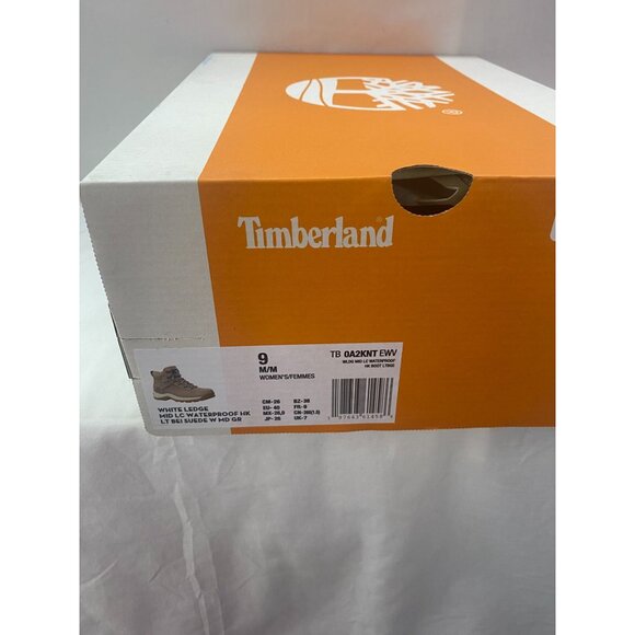 Timberland Women's White Ledge Mid Waterproof Hiking Boot Size 9M  NIB - Picture 7 of 9